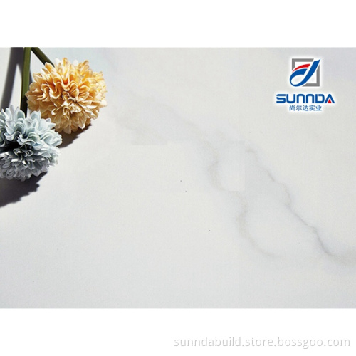 600x600mm glazed marble look tile,white marble floor tile,porcelanato polished porcelain tile
